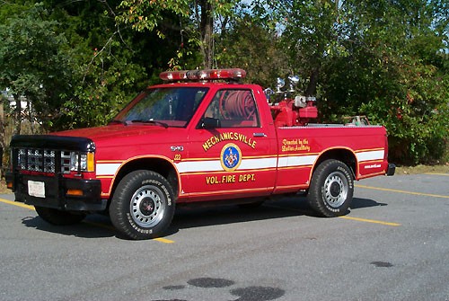 Our 1984 Chevrolet S-10 which served as Jeep 2 up until 2001. It then became Jeep 22 where it served until 2005. 