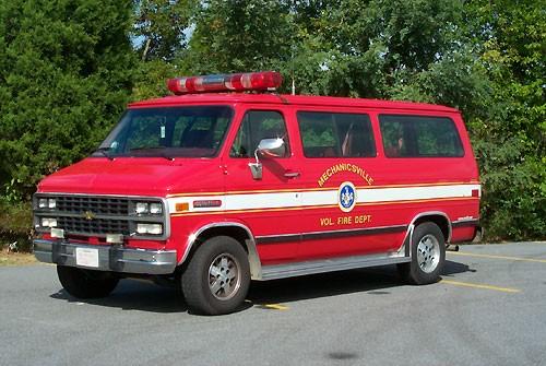 Utility-2A is a 1994 Chevrolet van, served from 1994 up until 2011 and is now in service with the Church Creek V.F.D. on the Eastern Shore of Maryland. 