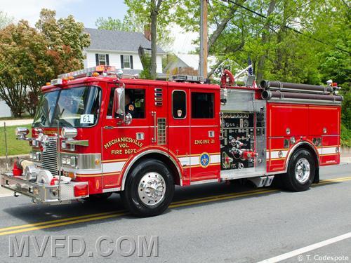 Engine 21 was a 1989 Pierce Lance with a 750 Gallon Water Tank, and a 1250 Gallon Per Minute Pump. Retired in the Summer of 2022