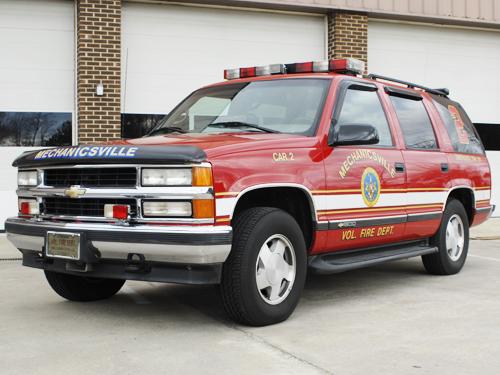 Car 2 was a 1997 Chevrolet Tahoe. It served the department from 2000 to 2014. It was sold to a department in Illinois. 
