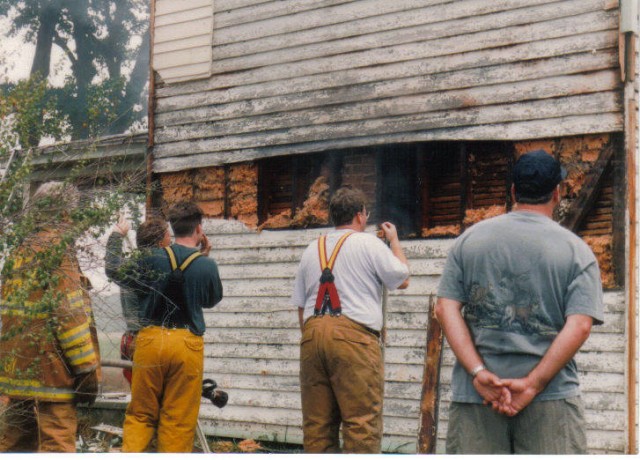 What was everyone looking at?? 1997 house burning where Haydens Run Subdivision is now