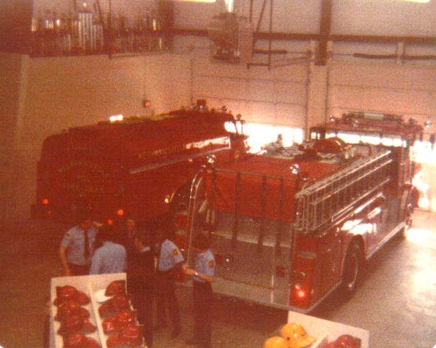 Members Hanging Out at the Station Dedication in 1977