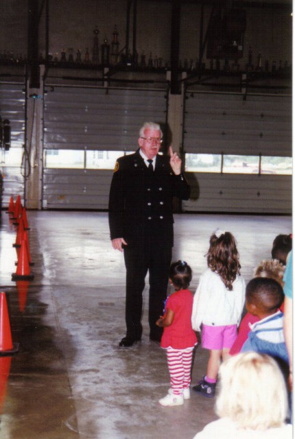 Stormie lecturing kids about the importance of not playing with fire 