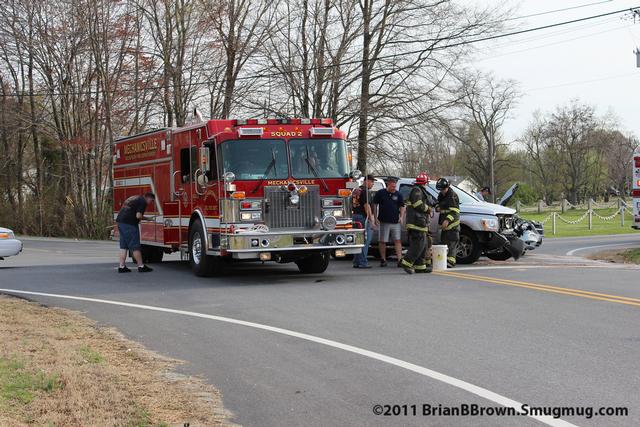 Rescue Squad 2 on an MVA in New Market (pic courtesy of Brian Brown)