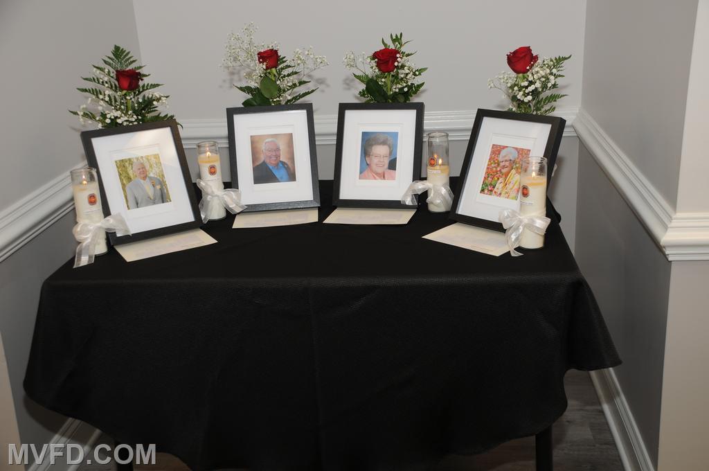 Memorial table dedicated to the members who passed away in 2022.