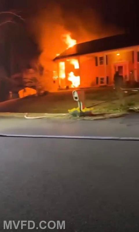 Working Fire off of Gershwin Road in Charlotte Hall 