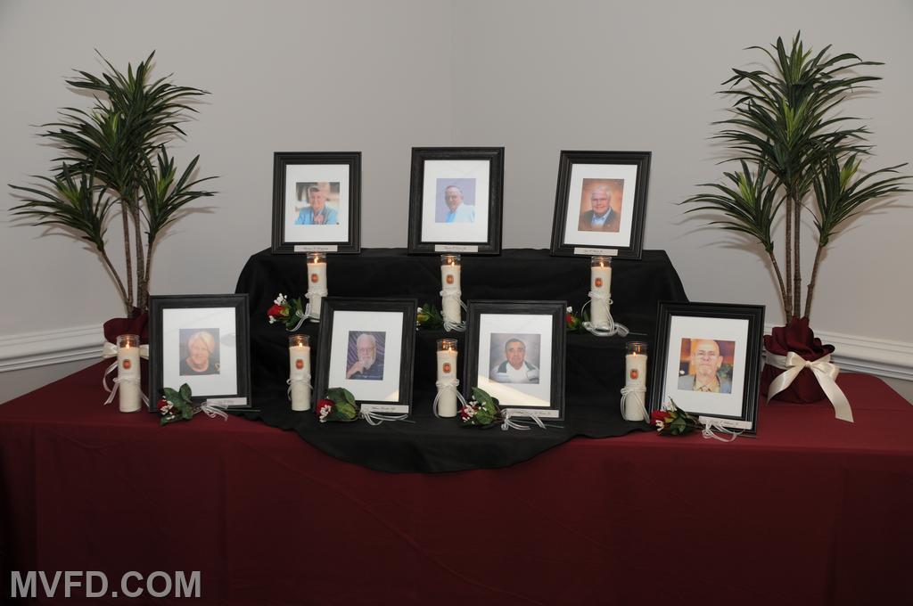 Memorial table recognizing our deceased members of 2023.