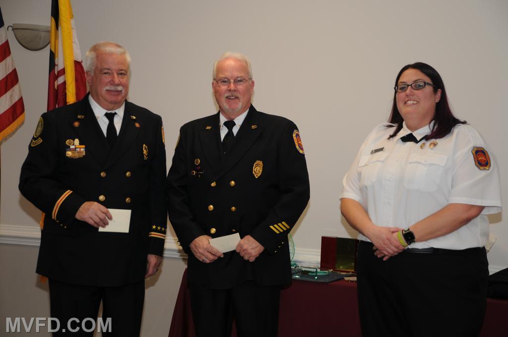 Auxiliary thanking President Montgomery and Bill Hemming for their help in 2023.