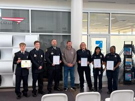 Mechanicsville Volunteer Fire Department Members Recognized with Life Saving Award