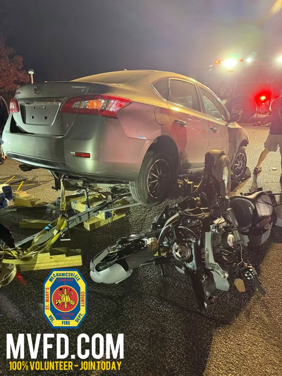 Photo 3 of 5: Motorcyclist Rescued in Mechanicsville