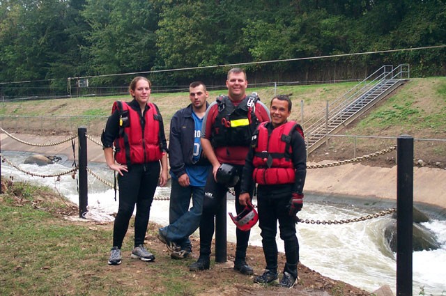 Members who participated (minus Firefighter Hutton) in the Swift Water Rescue Class