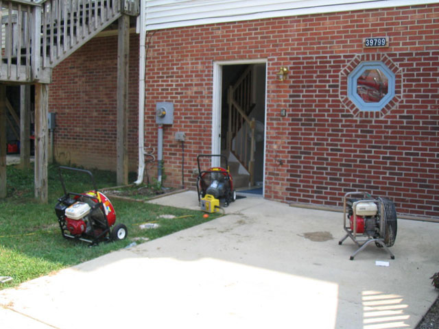 Positive Pressure ventilation in use