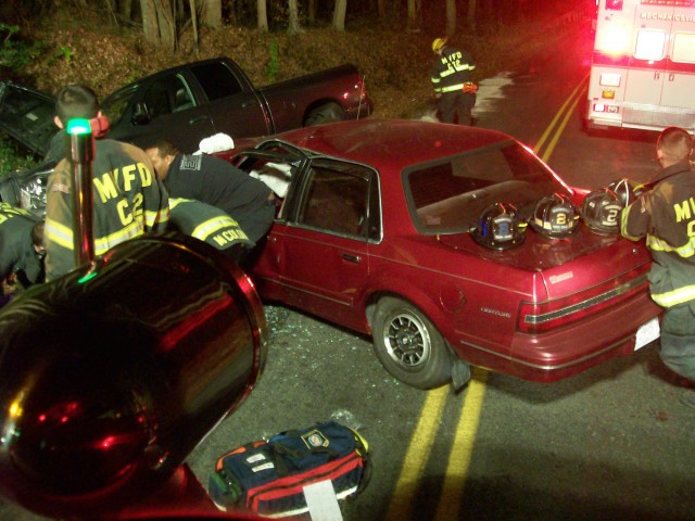 Three patients were transported from the scene by Ambulance 295 and Charles Ambulance 27