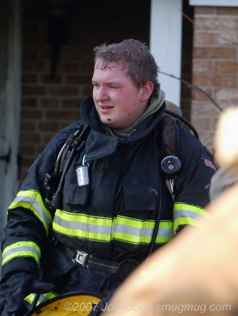 Firefighter Justin "Wiggles" Bowers