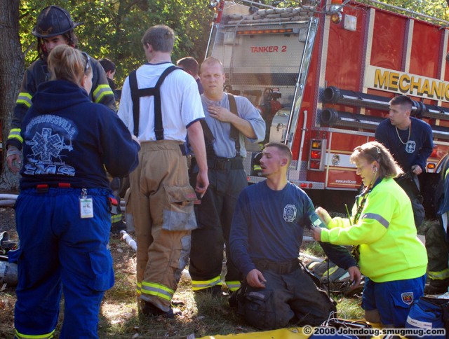 Vitals being checked in rehab